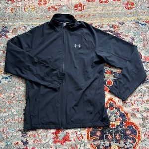 Under Armour, Men’s size Large, Black, full-zip Jacket